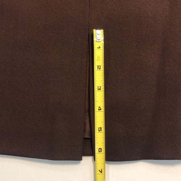 NWT Chocolate brown skirt. Size 12 - Picture 9 of 10